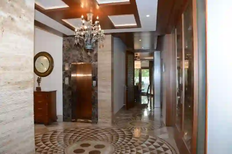 Custom TV Console and False Ceiling Lighting in Chennai